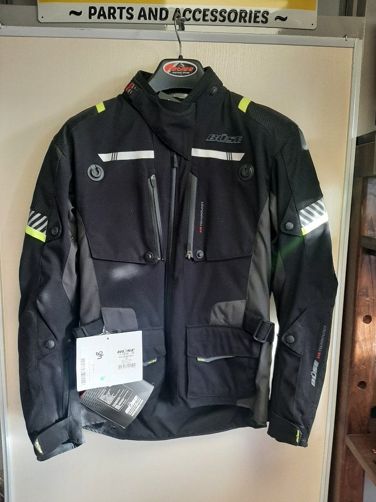 Buse tour sport motorjas maat S 48 motor jas Buse zwart geel, Dames, Ophalen of Verzenden, Helmen Store, 06-51941417