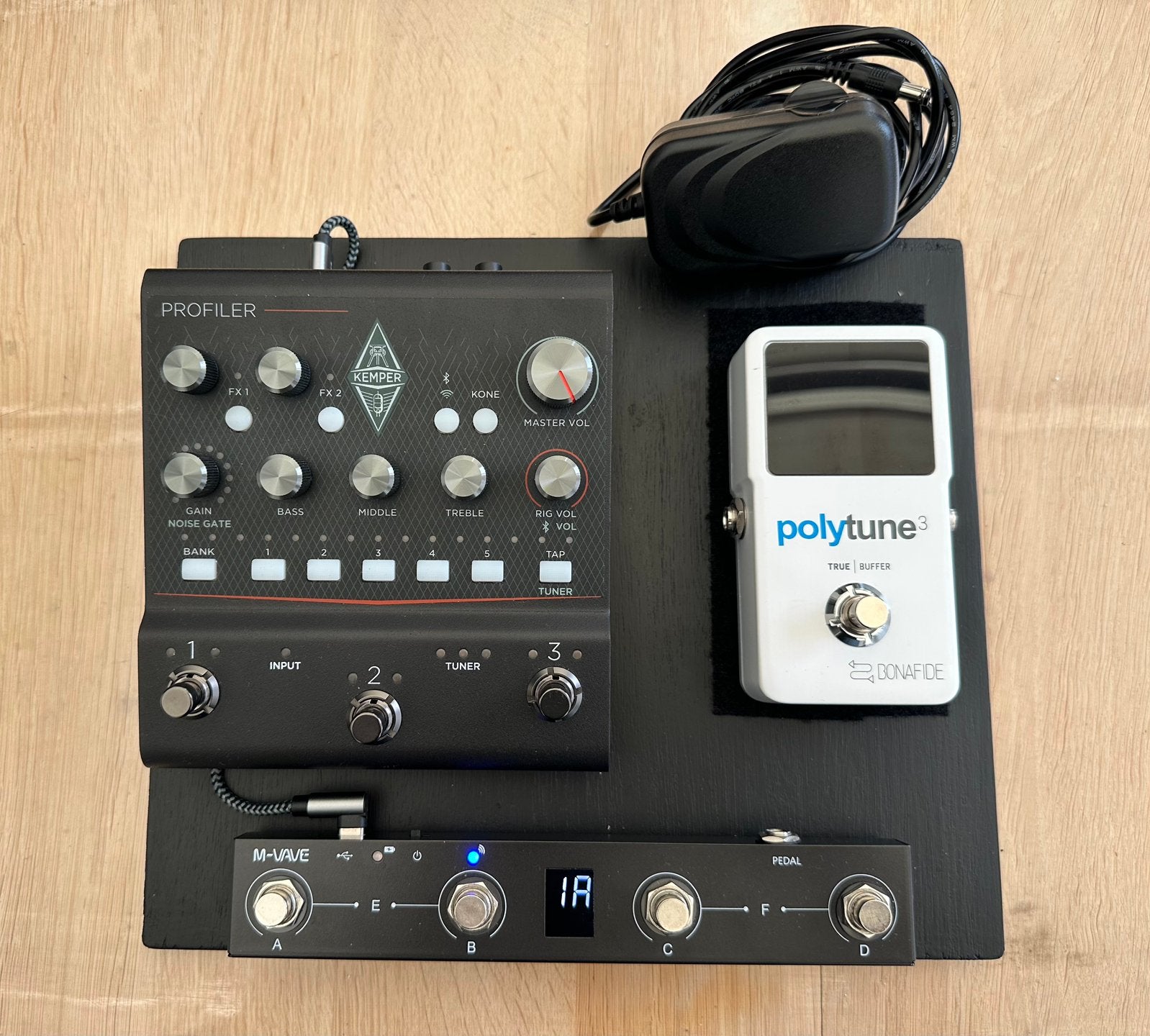 Kemper Player MK2 (level 3), M-Wave Chocolate en TC Polytune, Ophalen of Verzenden, Zo goed als nieuw, Minder dan 50 watt