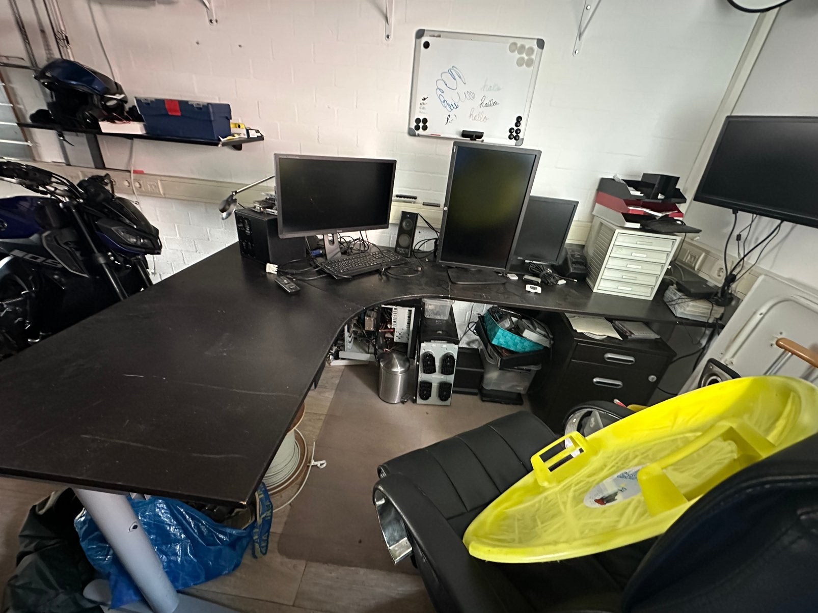 Gratis hoekburo, Gebruikt, Hout, Hoekbureau, Ophalen