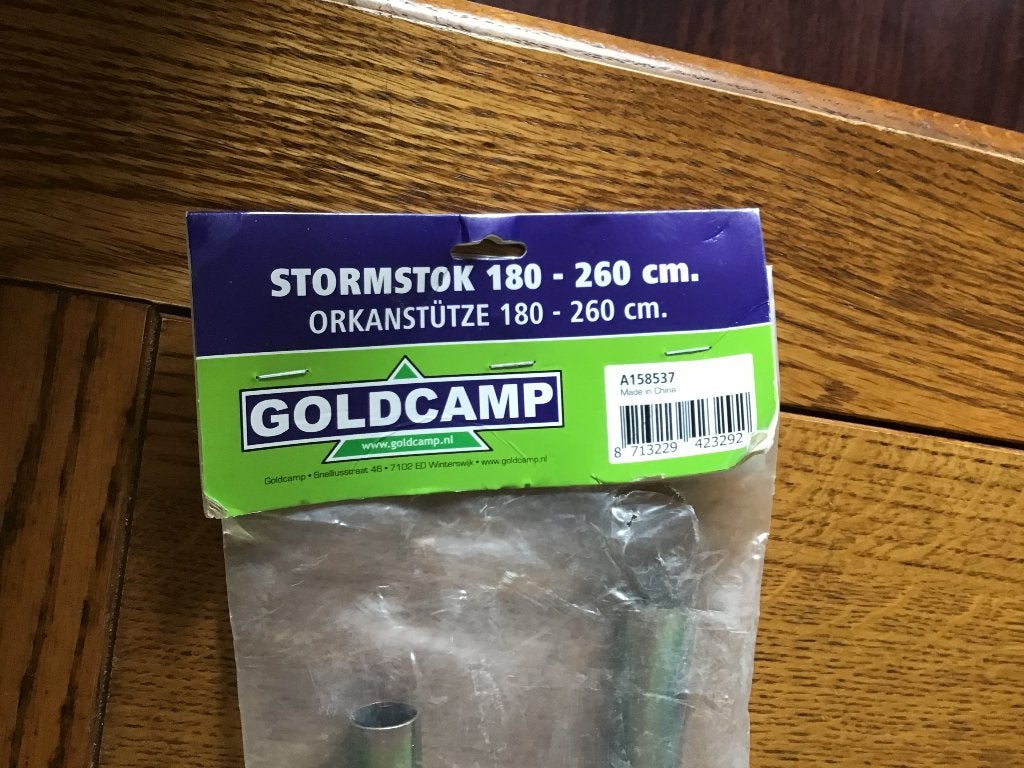 Stormstok, Ophalen, Nieuw