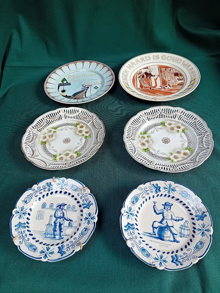 Borden groep., Antiek en Kunst, Antiek | Wandborden en Tegels, Ophalen of Verzenden