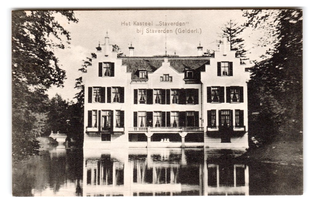 Staverden, Het Kasteel "Staverden" bij Staverden, Ophalen of Verzenden, Voor 1920, Ongelopen, Gelderland