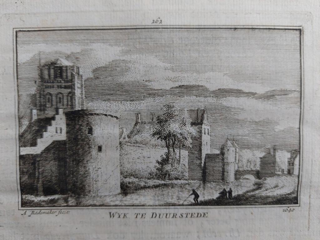 262 / Wyk by Duurstede - Wijk bij Duurstede gravure, Antiek en Kunst, Ophalen of Verzenden