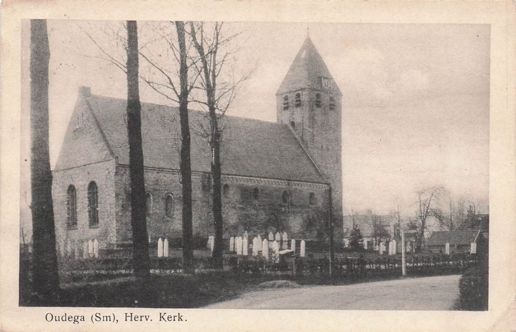 703-400-011 Oudega (Sm) Herv Kerk, Verzenden, Voor 1920, Friesland