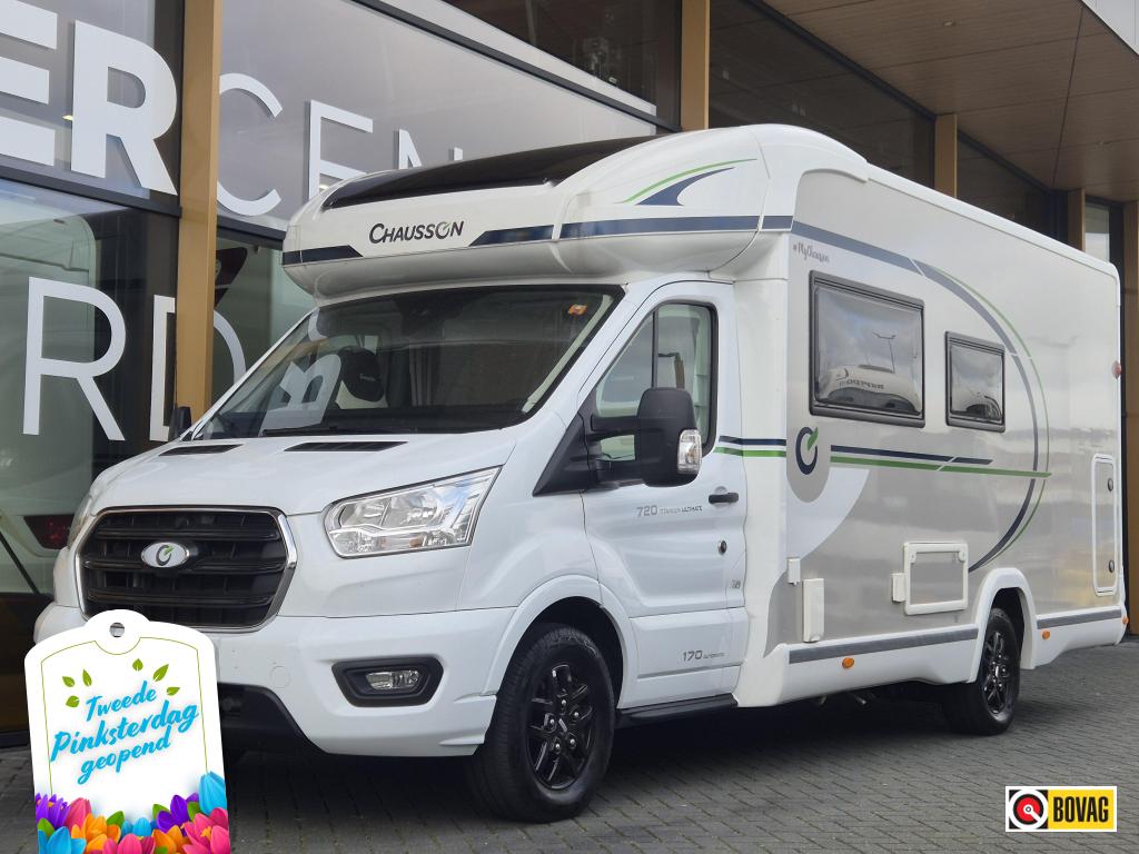 Chausson Titanium Ultimate 720 Nordic Edition, Chemisch toilet, Ford, Luifel, Diesel