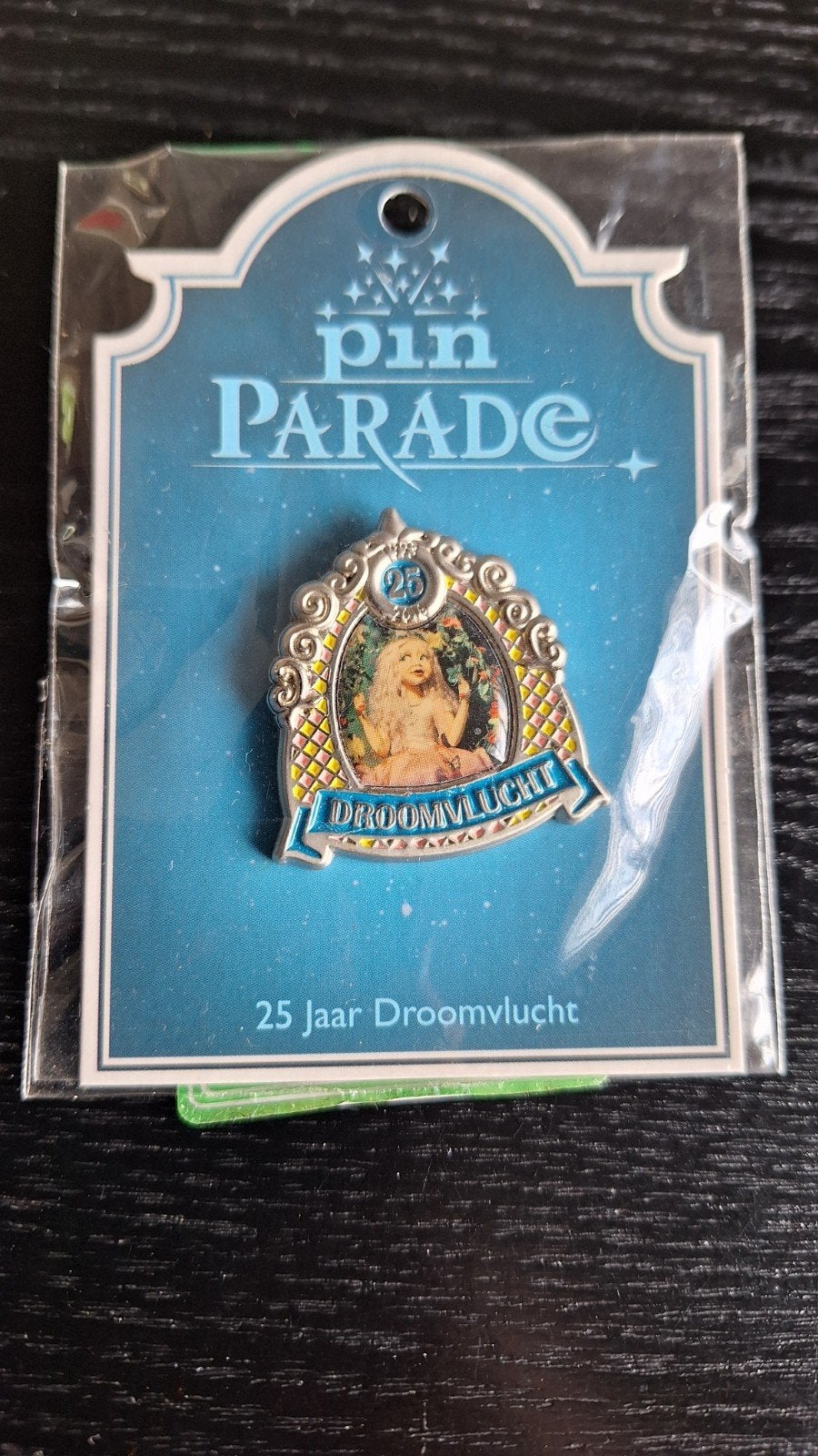 Efteling pin 25 jaar Droomvlucht, Ophalen of Verzenden, Zo goed als nieuw, Button of Speldje