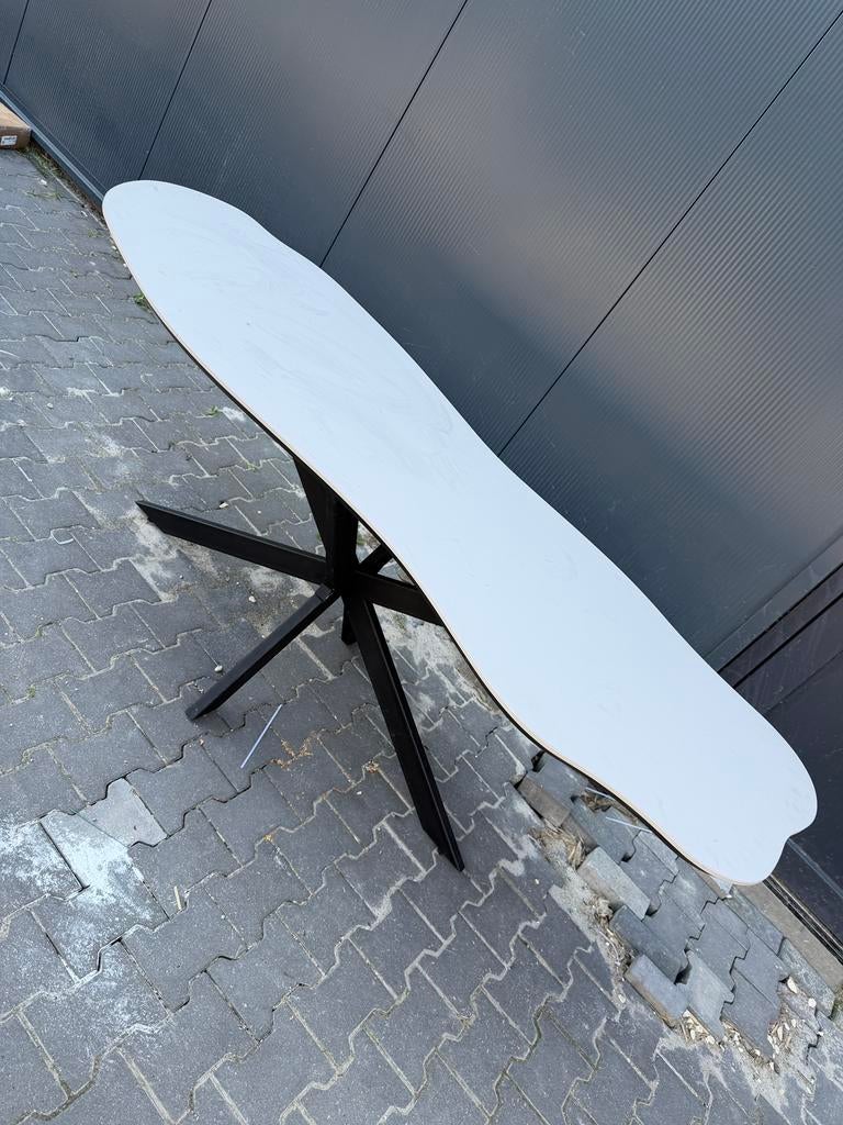 220 x 80 organische fenix eettafel beige, Huis en Inrichting, Ophalen, 200 cm of meer, 50 tot 100 cm, Zo goed als nieuw
