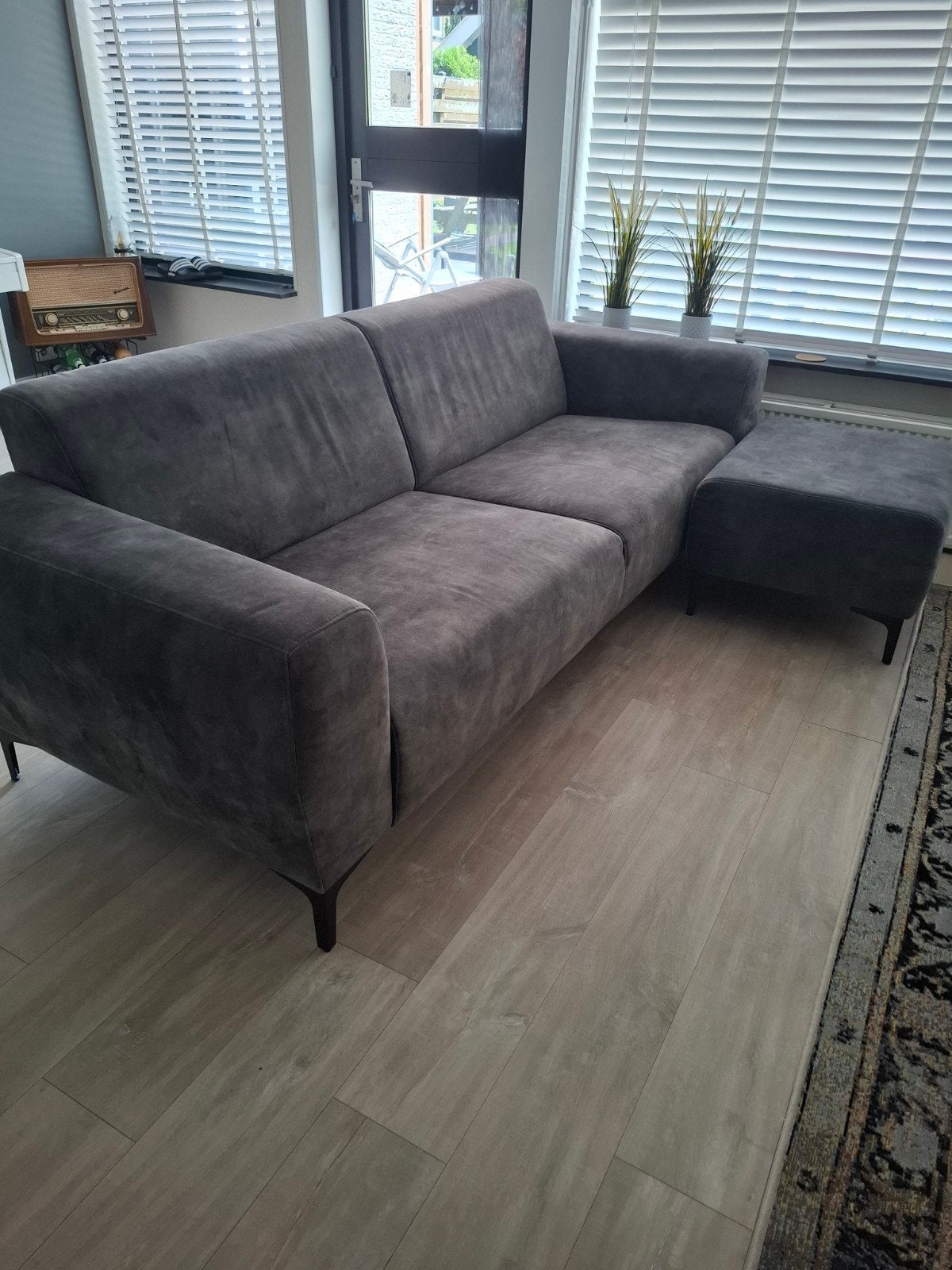 Moderne 3-zitsbank Ameland ( woonexpres) (225x88), Huis en Inrichting, Ophalen, Driepersoons, 75 tot 100 cm, Zo goed als nieuw