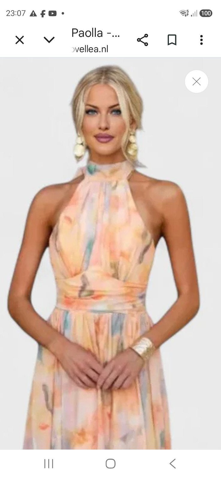 Prachtige nieuwe zomerjurk maat s, Kleding | Dames, Jumpsuits, Ophalen of Verzenden, Nieuw