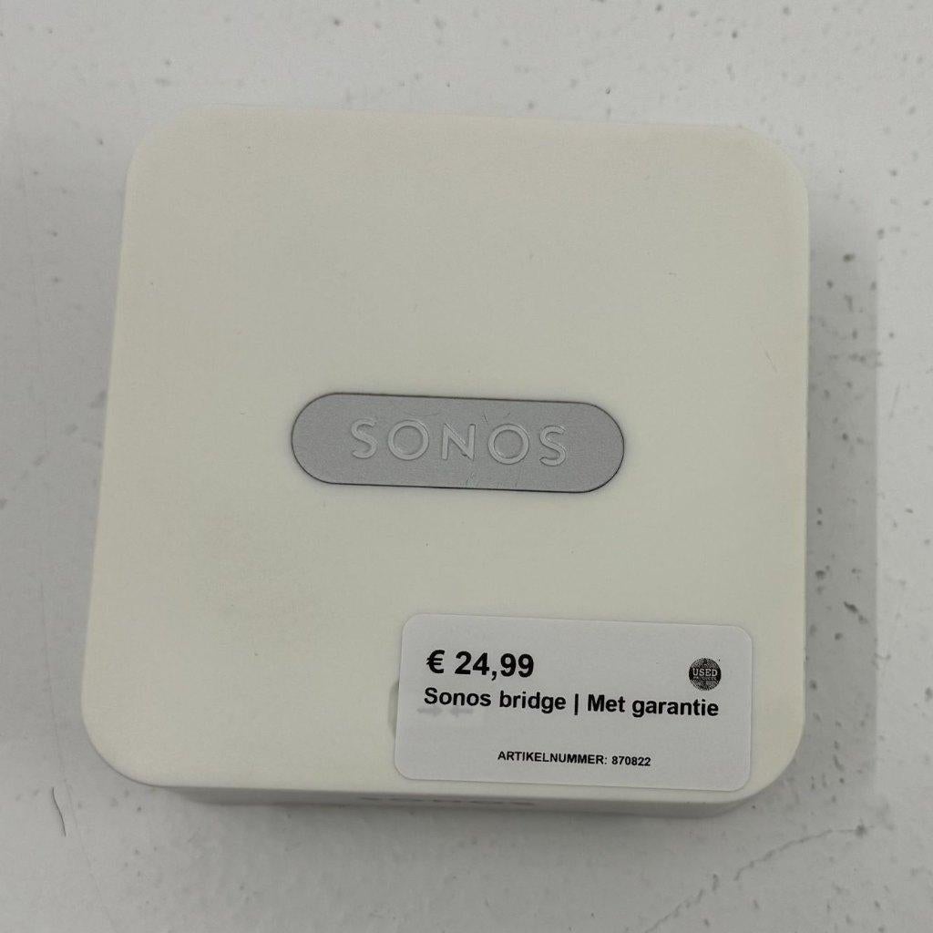 Sonos bridge | Met garantie, Dordrecht@usedproducts.nl, Toulonselaan 72, Ophalen of Verzenden, Zo goed als nieuw