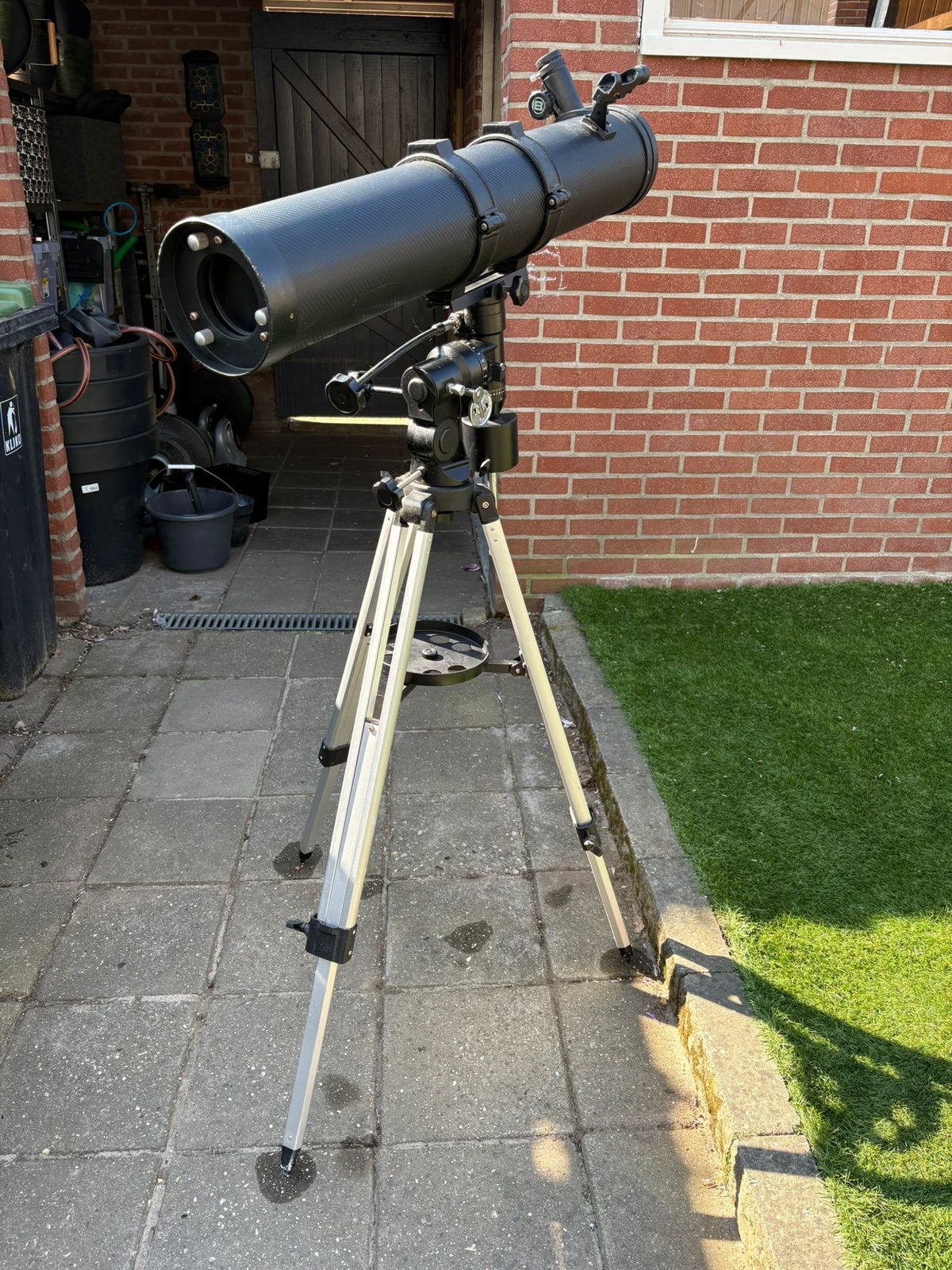 Bresser telescoop, Ophalen, Zo goed als nieuw, 80 tot 200 mm, Spiegeltelescoop (reflector)