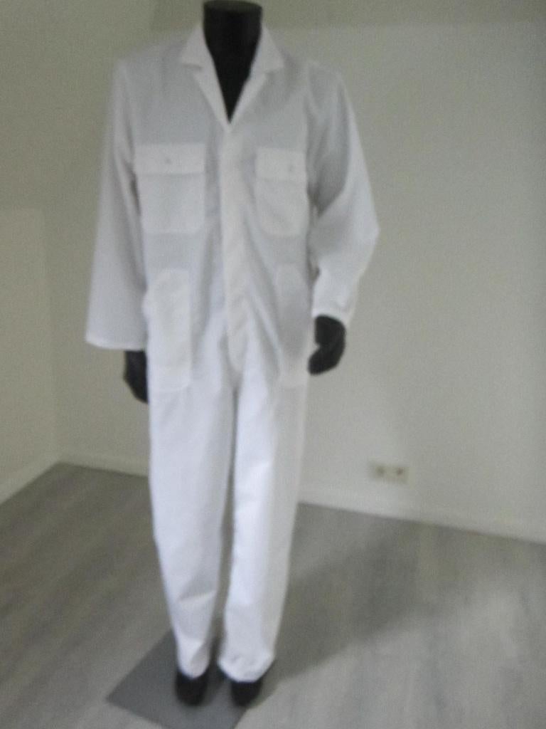 Overalls WIT maat 46-48-50-52-54-56 OP=OP=OP, Ophalen of Verzenden, Nieuw, Heren, Overall