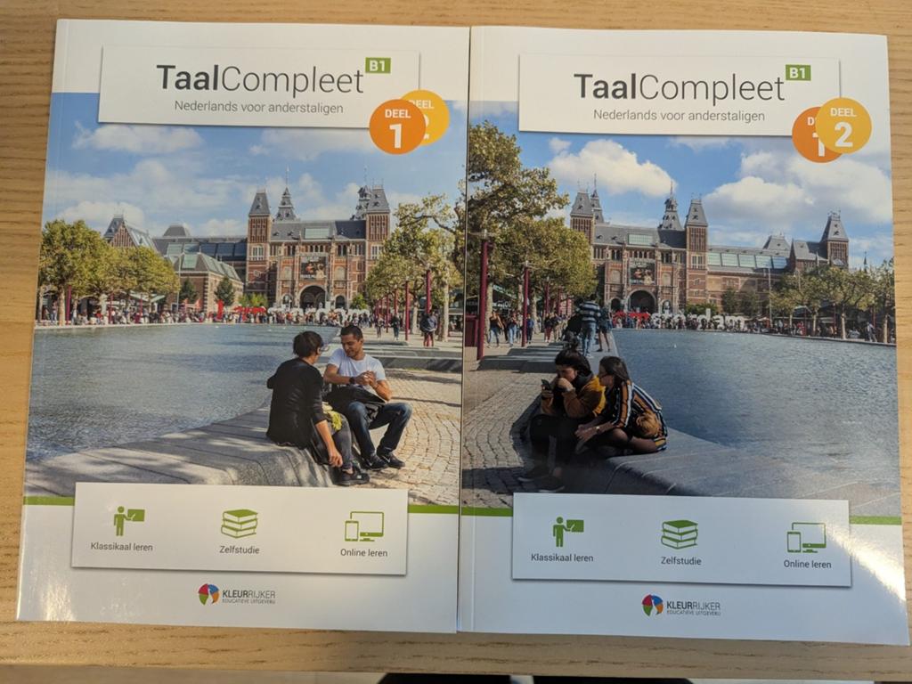 NEW_TaalCompleet B1 -  (deel 1 & 2) NT2 inburgering met code, Boeken, Zo goed als nieuw, Alpha, Overige niveaus, Hanne Boendermaker, Anneke van den Broek e.a.