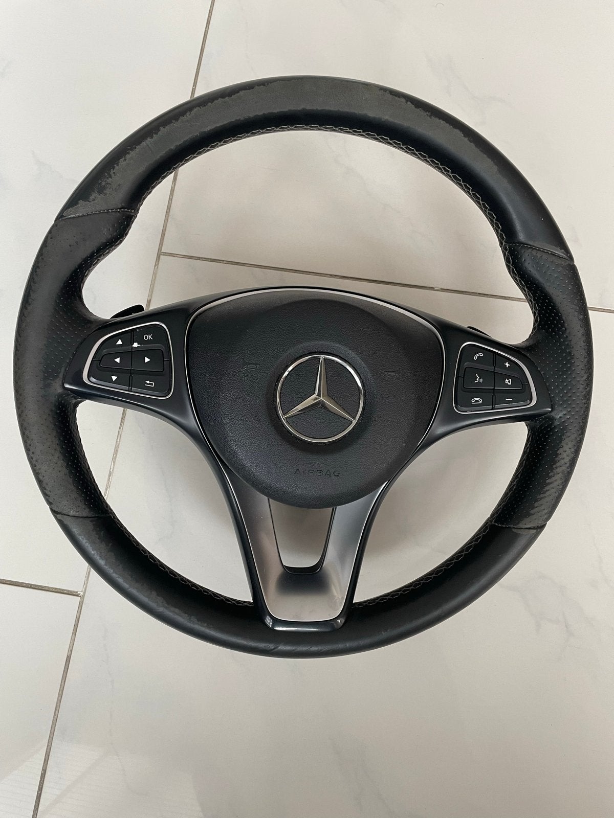 Mercedes-Benz Stuurwiel met Schakelpaddles, Auto-onderdelen, Ophalen of Verzenden, Gebruikt, Mercedes-Benz