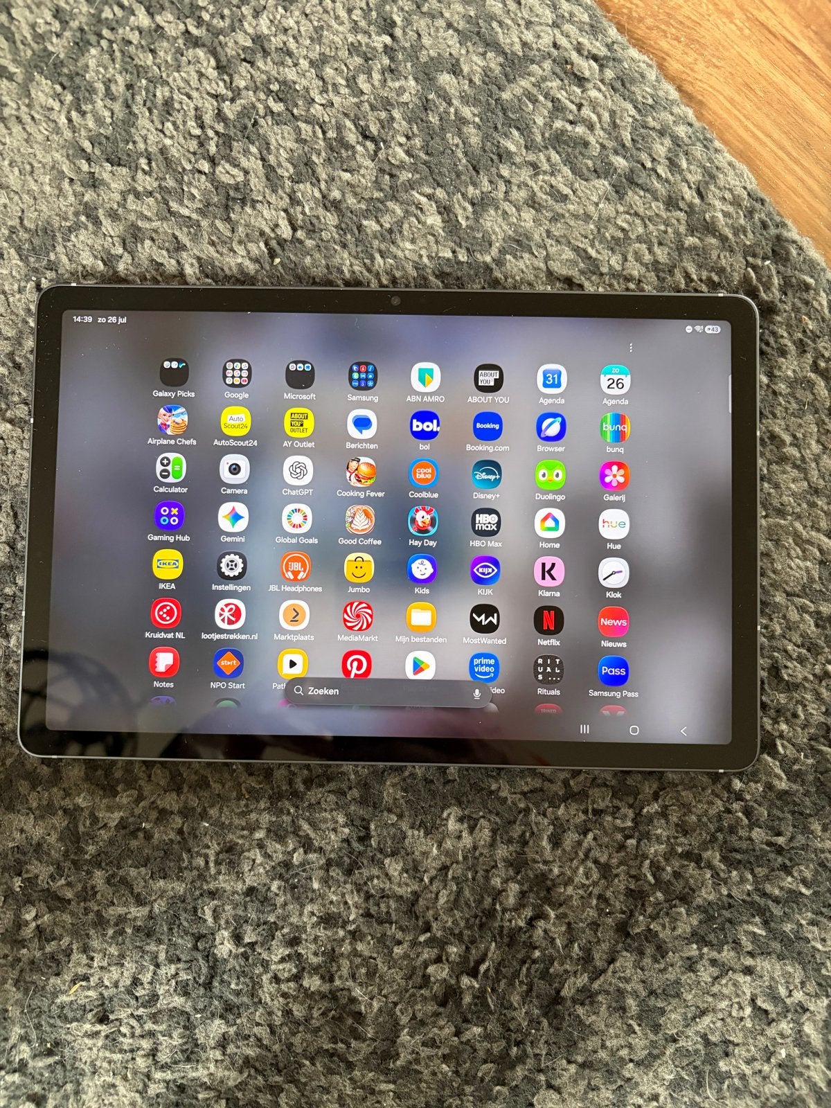 Samsung Tab S10 FE met S Pen en hoesje, Ophalen, S10 FE, 11 inch, Zo goed als nieuw