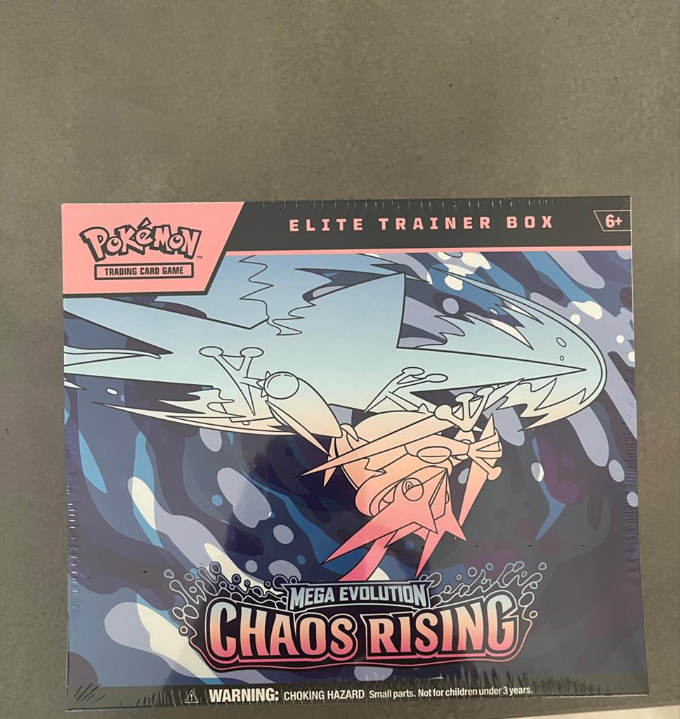 Pokémon TCG: Mega Evolution Chaos Rising Elite Trainer Box, Verzenden, Nieuw, Boosterbox, Foil