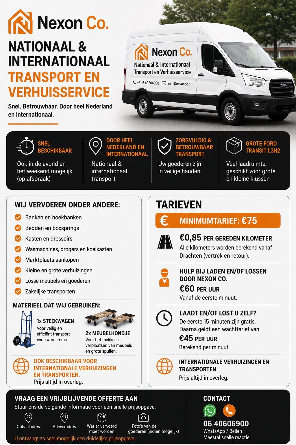 Transport & Verhuisservice | Nationaal & Internationaal, Diensten en Vakmensen, Verhuizers en Opslag, Opslag