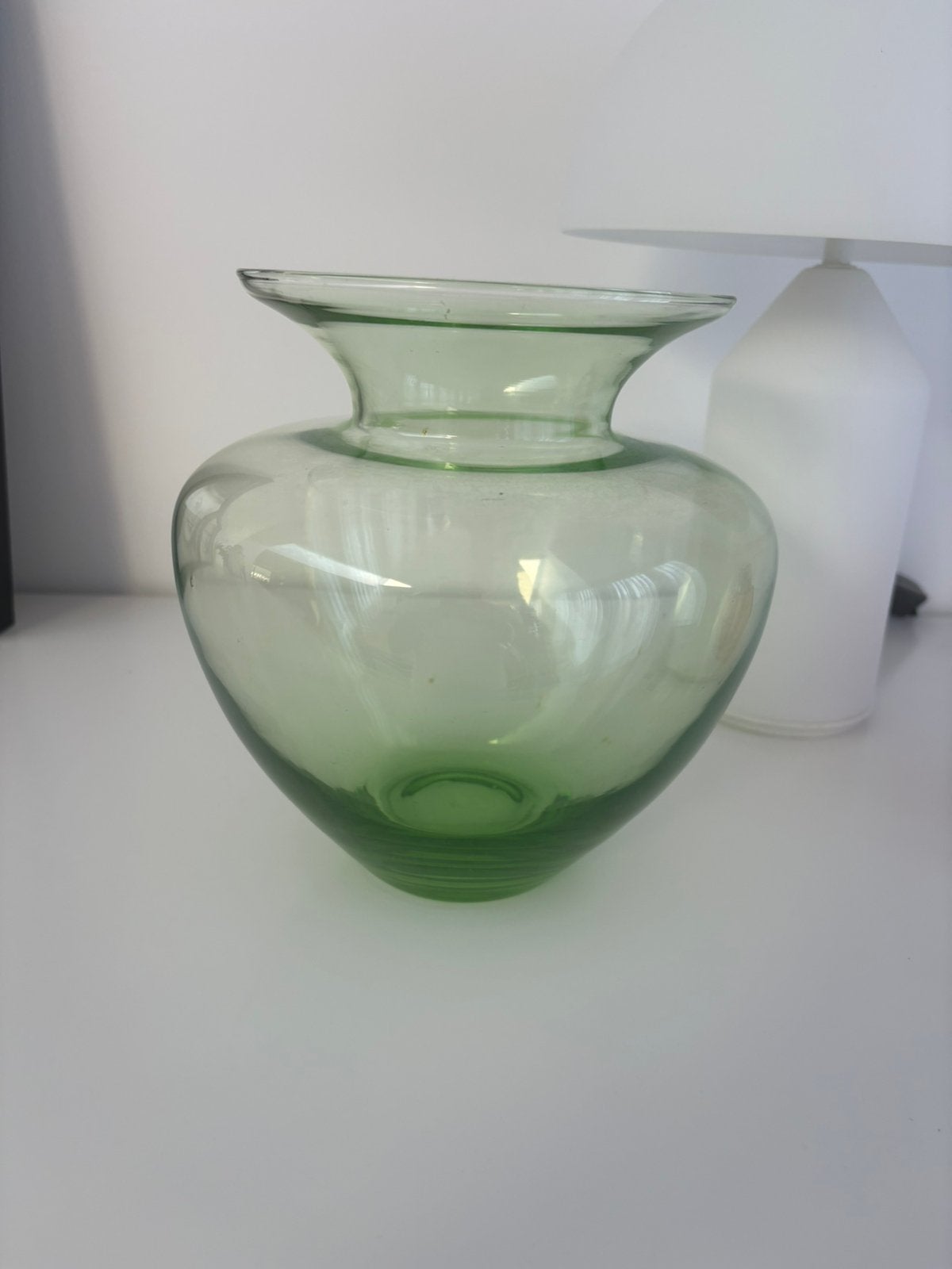 Copier vaas Leerdam Annagroen, Antiek en Kunst, Antiek | Glas en Kristal, Ophalen of Verzenden