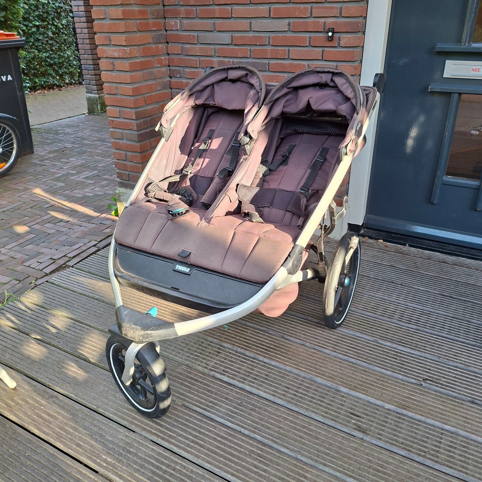Thule Urban Glide 2 Duowagen, Ophalen, Gebruikt, Overige merken, Duowagen