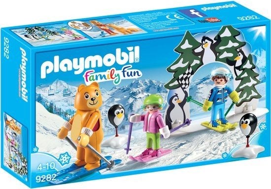 Playmobil 9282 Skischooltje, Ophalen, Complete set, Zo goed als nieuw, Figuren