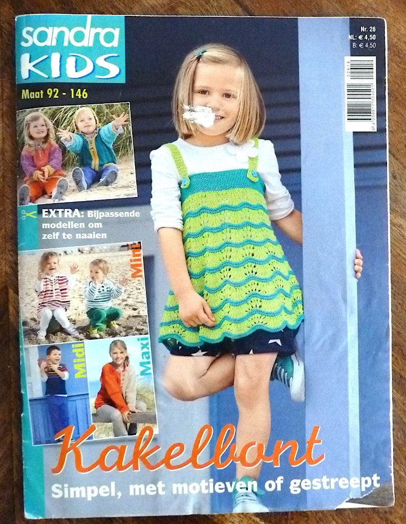 breien en naaien voor kinderen : Sandra 26 en Phildar 124, Verzenden, Gebruikt, Breien of Haken, Patroon of Boek