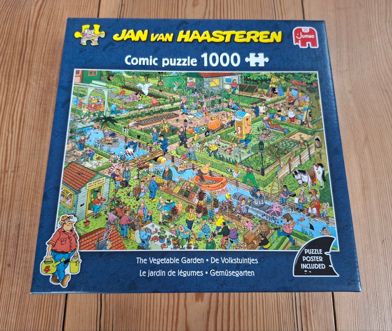 Jan van Haasteren puzzel. De Volkstuintjes. 1000 Stukjes.