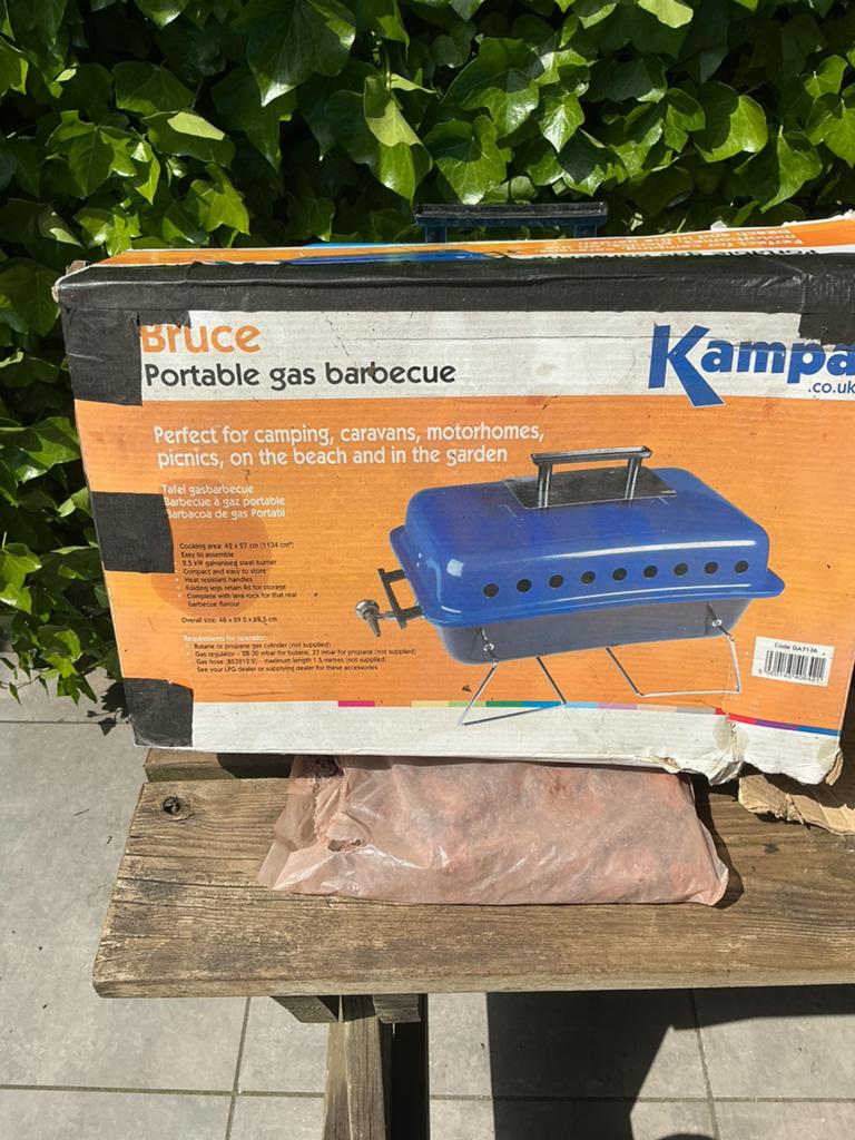 Bruce gas barbecue, Ophalen, Gebruikt