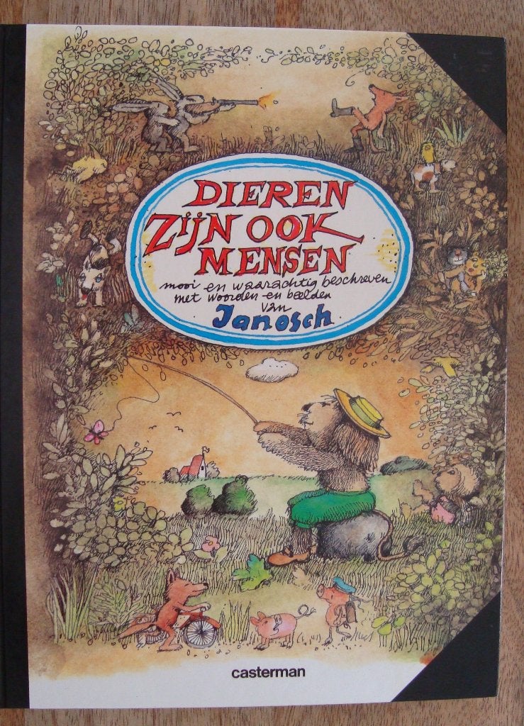 Dieren zijn ook mensen - Janosch - hc, 5 of 6 jaar, Ophalen of Verzenden, Zo goed als nieuw, Janosch