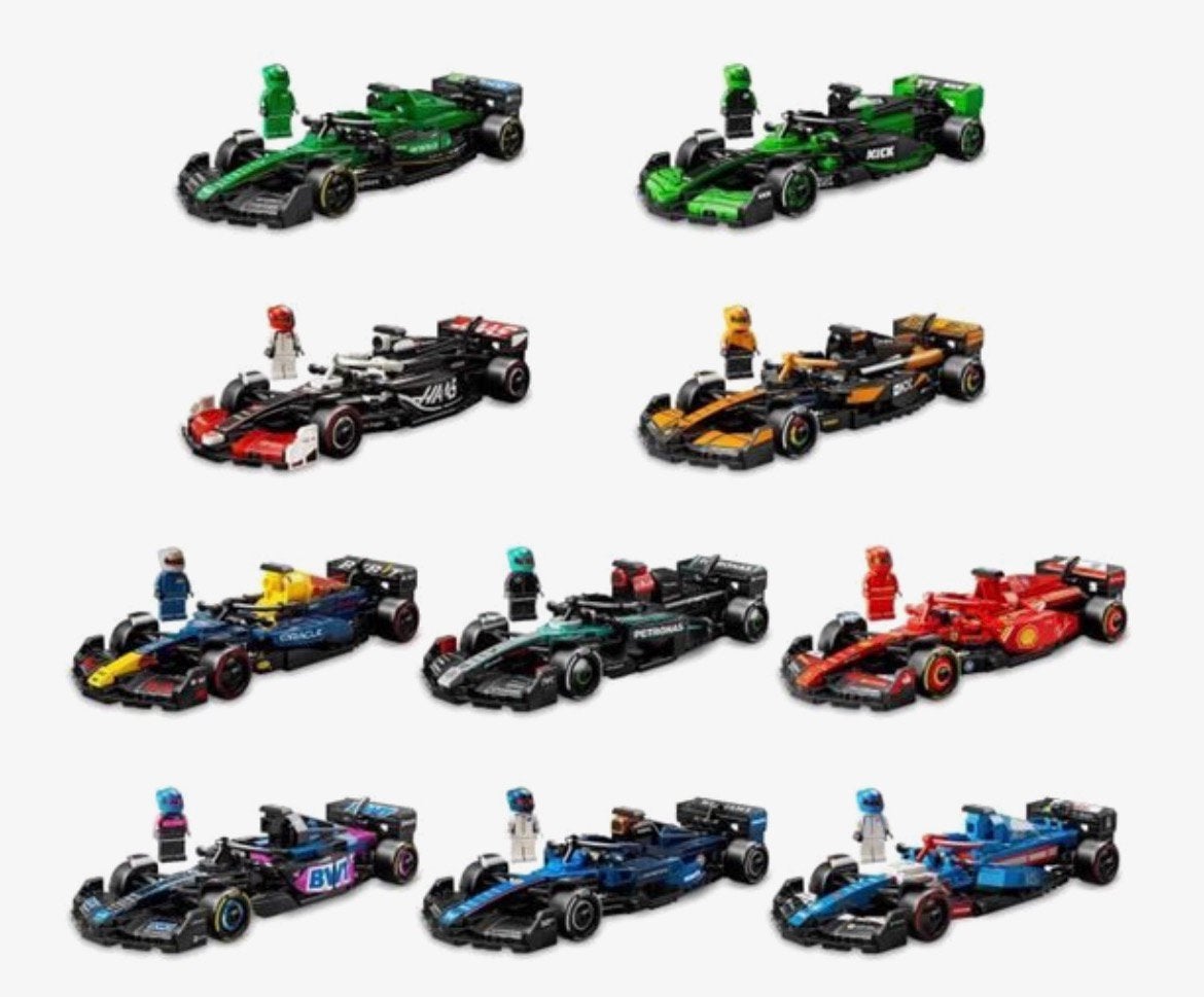 Lego Speed Champions Set van 10 77242 t/m 77251 incl display, Ophalen, Ongeopend/sealed, Lego, Nieuw