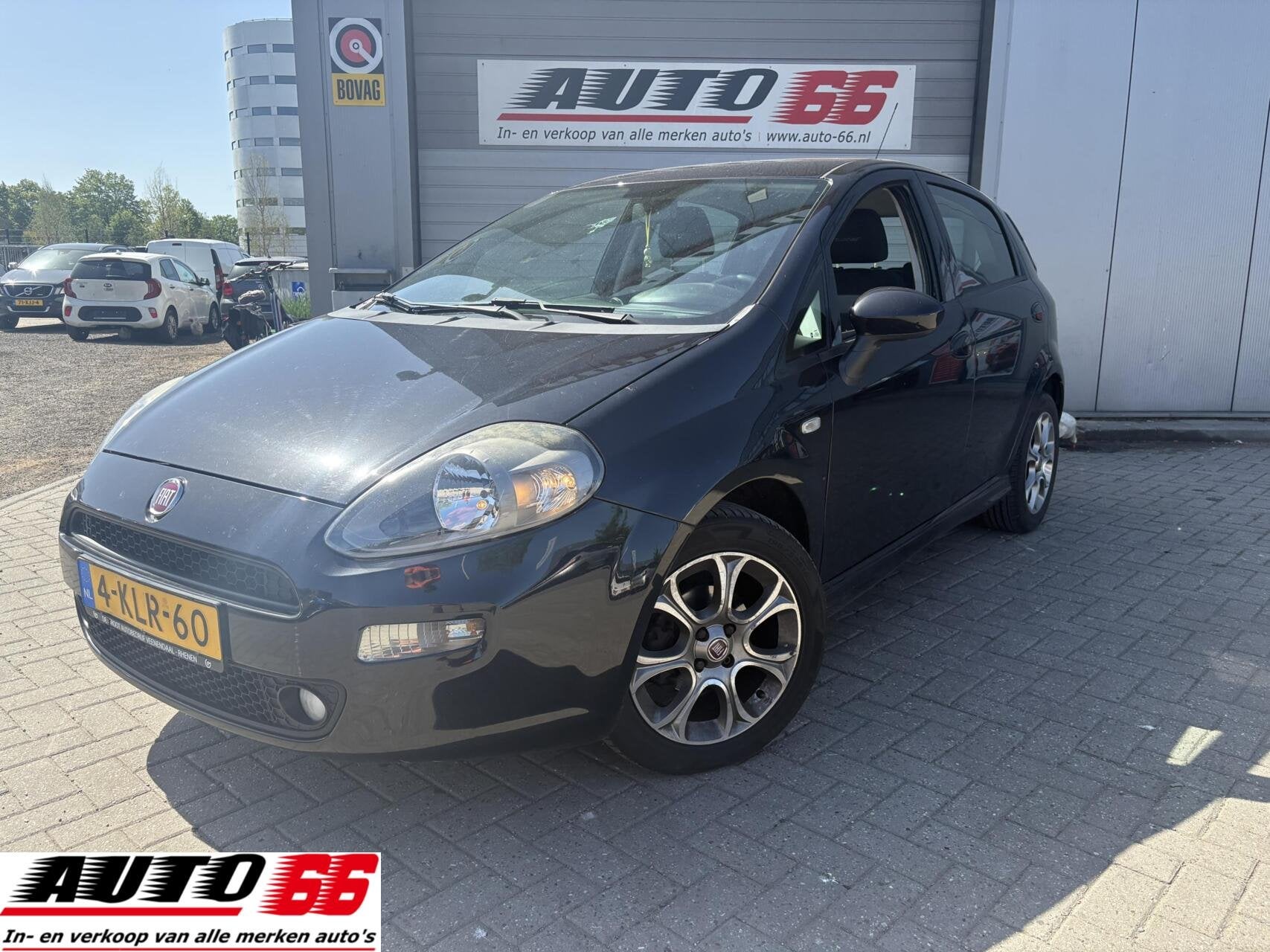 Fiat Punto Evo 0.9 TwinAir Lounge, Voorwielaandrijving, Euro 5, Gebruikt, Zwart