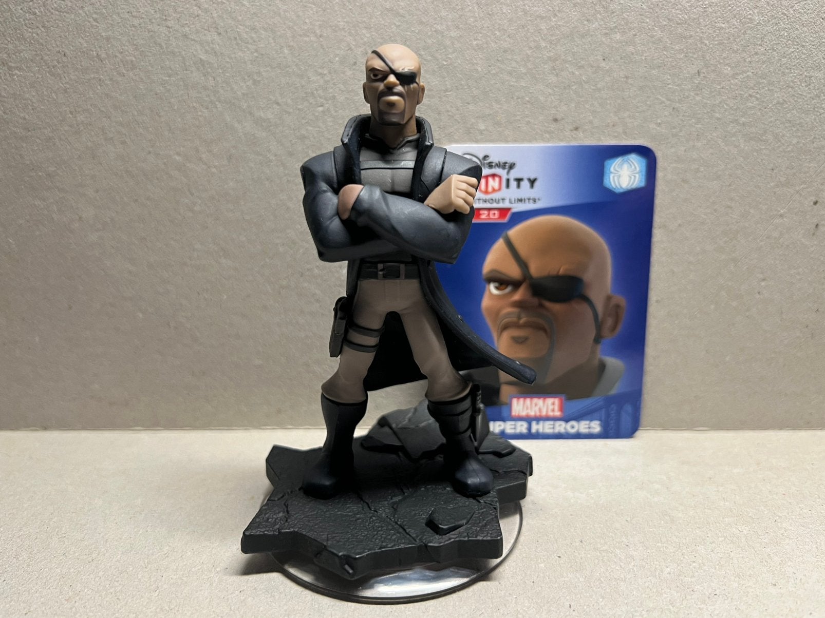 Disney Infinity 2.0 Nick Fury mét kaart, 1 speler, Ophalen of Verzenden, Zo goed als nieuw, Role Playing Game (Rpg)
