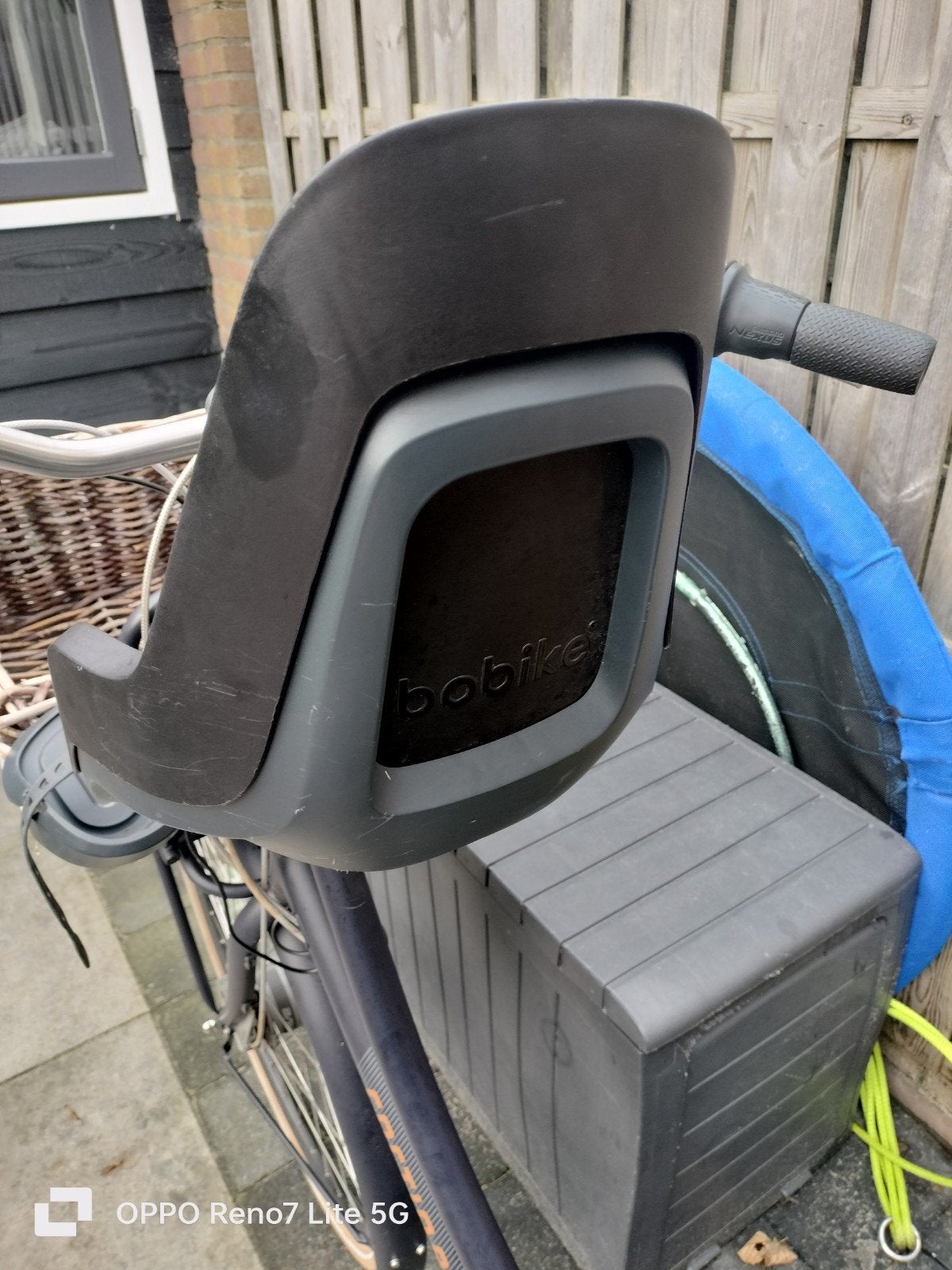 Bobike windscherm met lichte beschadiging, Fietsen en Brommers, Ophalen, Gebruikt, Voorzitje, Bobike