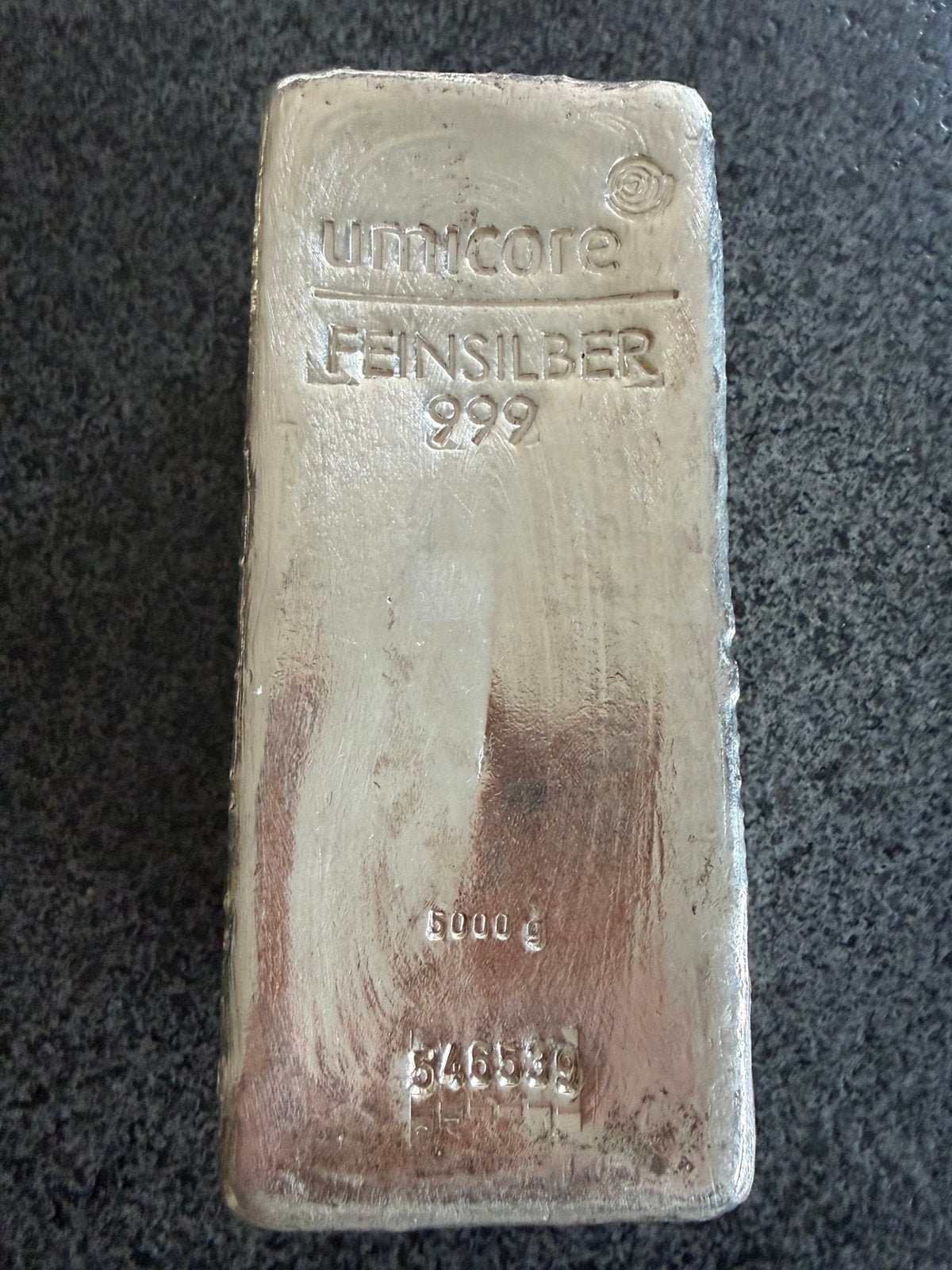 5000 gram Umicore 999 zilverbaren, Ophalen, Zilver