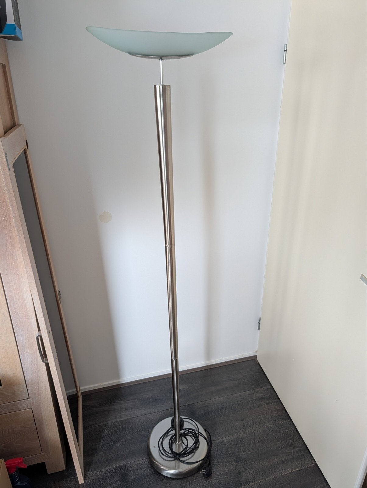Moderne staande lamp - LED, Ophalen, Nieuw, Overige fittingen, Glas