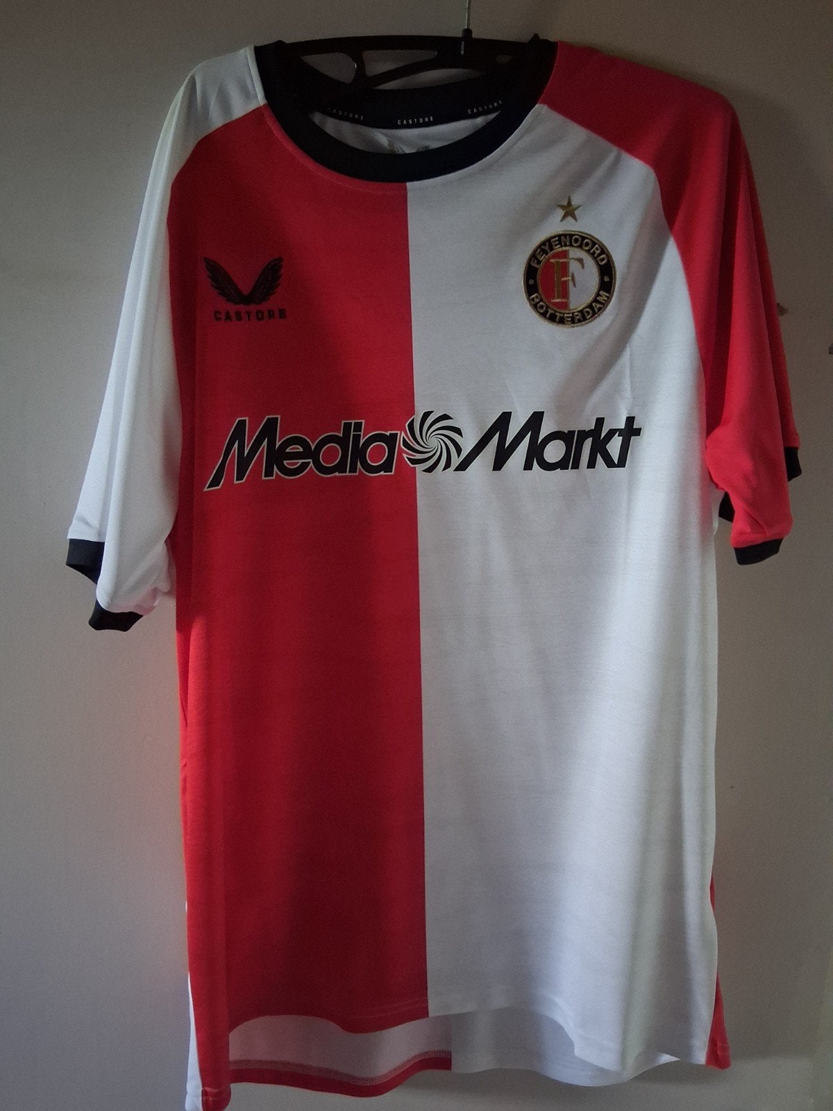 Feyenoord thuisshirt 24/25 - Moder - Maat L, Maat 52/54 (L), Ophalen of Verzenden, Zo goed als nieuw, Voetbal