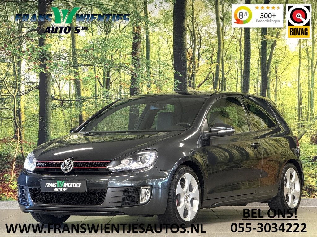Volkswagen Golf 2.0 GTI | Leder | Navigatie | Bluetooth | Cr, Auto's, Voorwielaandrijving, Euro 5, Gebruikt, Zwart