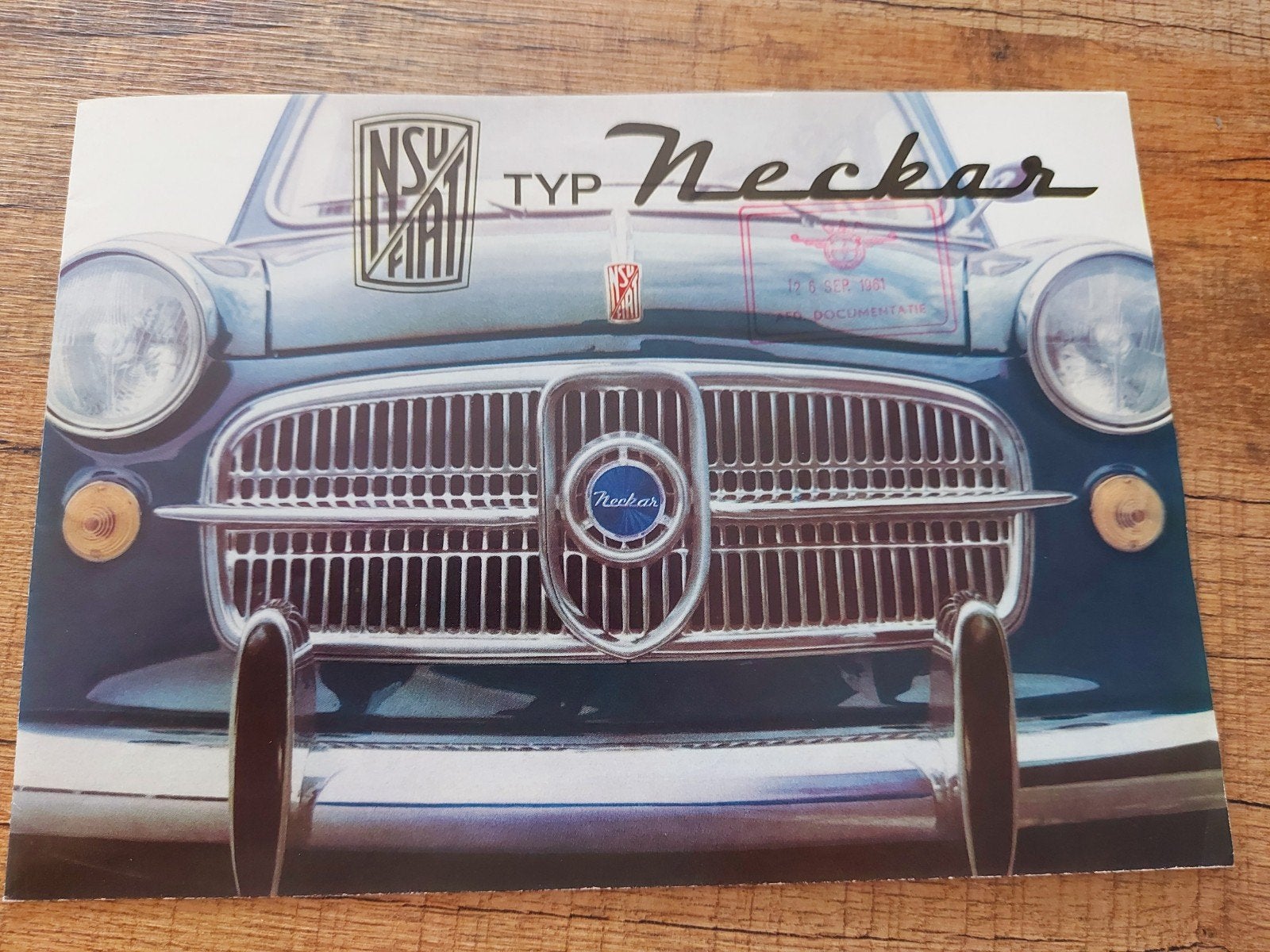 NSU / Fiat Neckar Duitstalige folder, Boeken, Auto's | Folders en Tijdschriften, Ophalen of Verzenden, Zo goed als nieuw, Overige merken