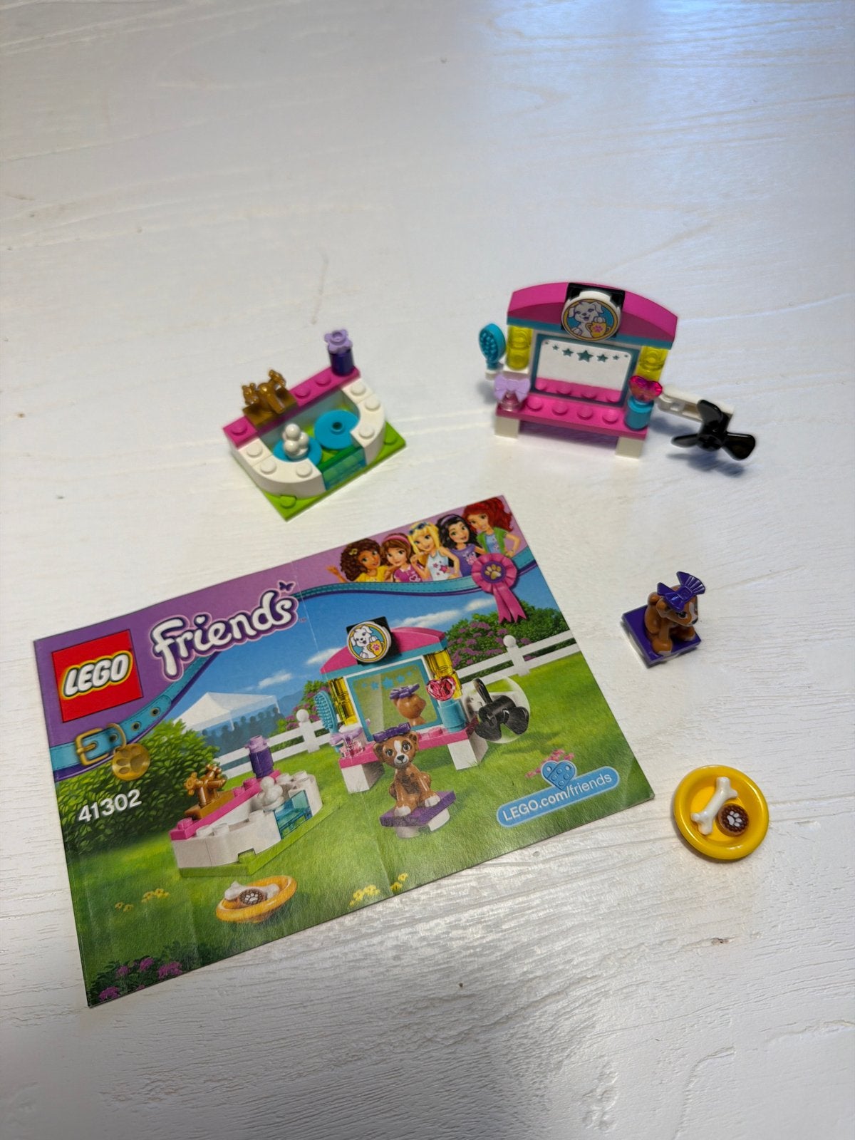 Lego Friends 41302 Puppy Salon - Compleet, Gebruikt, Lego, Ophalen of Verzenden, Complete set