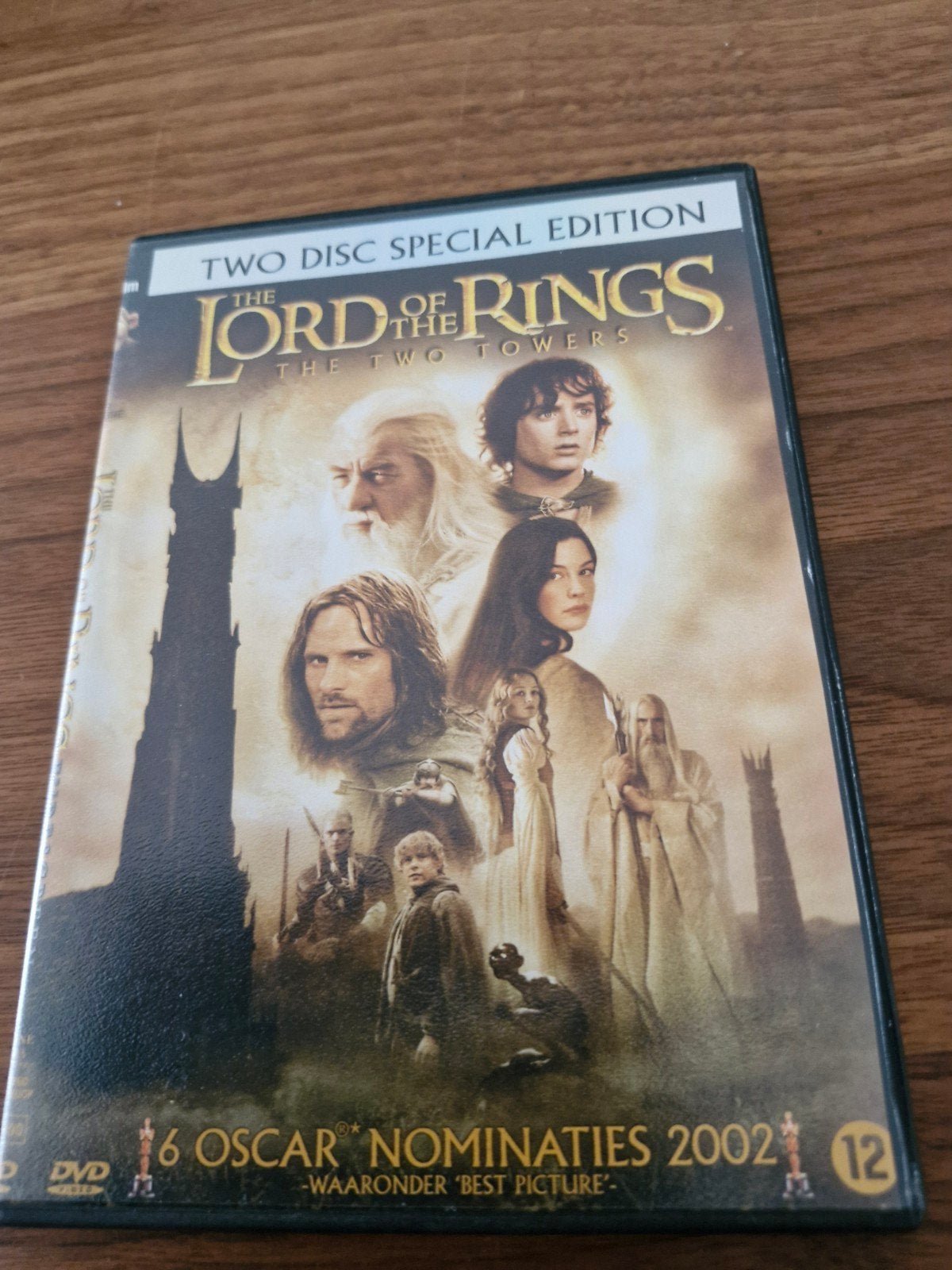 Lord of the Rings: The Two Towers - Special Edition DVD, Nederlands, Ophalen of Verzenden, Zo goed als nieuw, Inclusief doosje