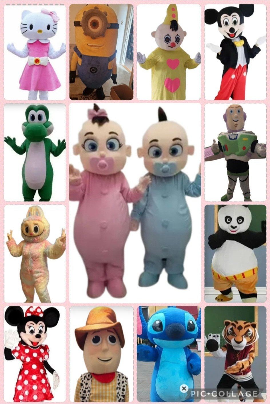 Mascotte pakken te huur - met of zonder acteur, Ophalen of Verzenden, Zo goed als nieuw, Overige