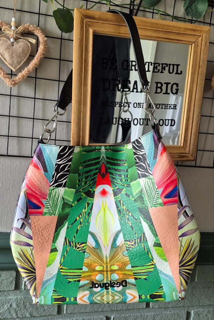 Desigual tas, Ophalen of Verzenden, Zo goed als nieuw, Groen, Overige merken