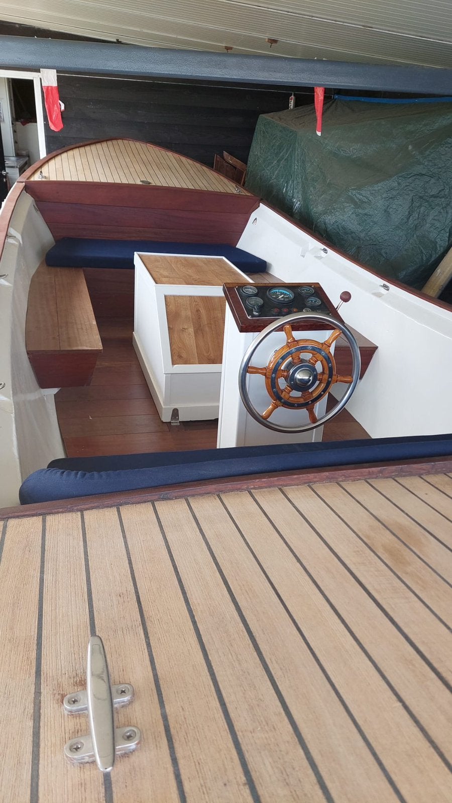 Reddingssloep  620 inc perkins 28pk diesel 3 cilinder, Watersport en Boten, Ophalen, Zo goed als nieuw, Diesel, Afdekzeil