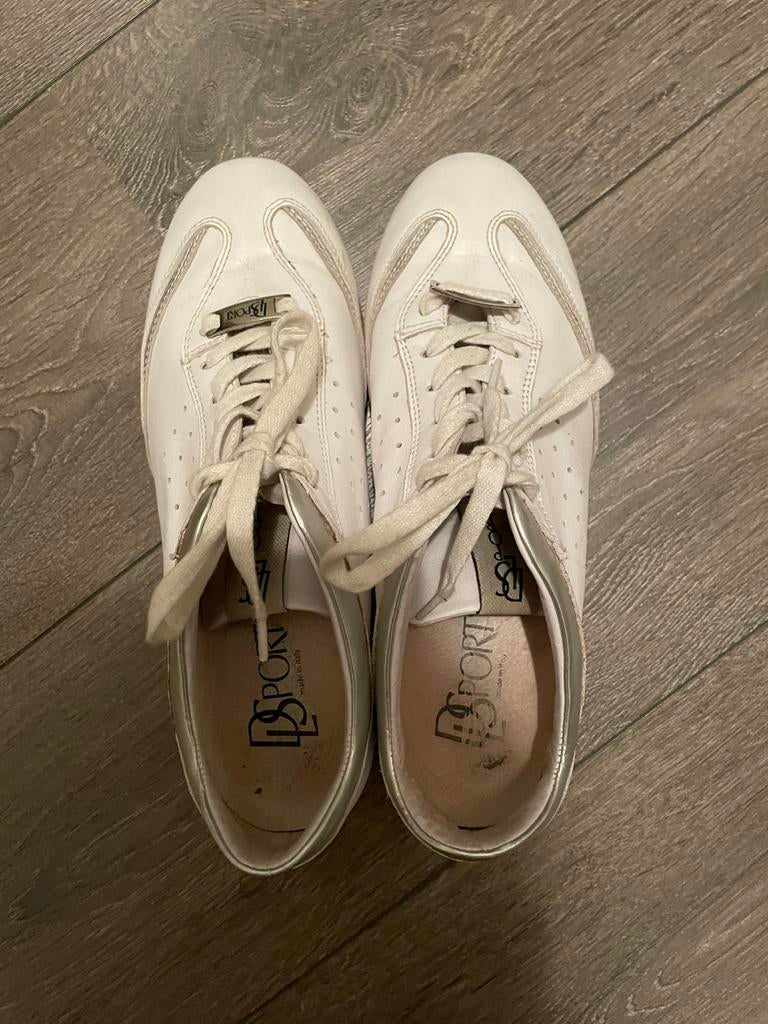 DL sport sneakers maat 40, Kleding | Dames, Schoenen, Ophalen of Verzenden, Zo goed als nieuw, Wit, Sneakers of Gympen