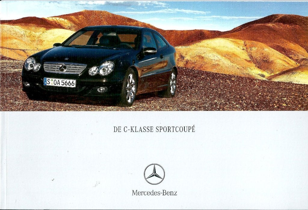 Brochure Mercedes C klasse Sportcoupe Juni 2004, Boeken, Auto's | Folders en Tijdschriften, Gelezen, Mercedes, Ophalen of Verzenden