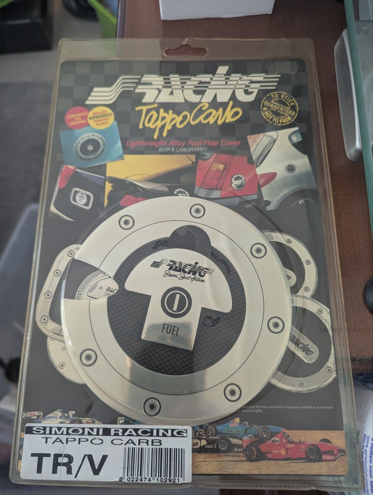 Simoni Racing TappoCarbo Universele Tankdop Cover, Ophalen