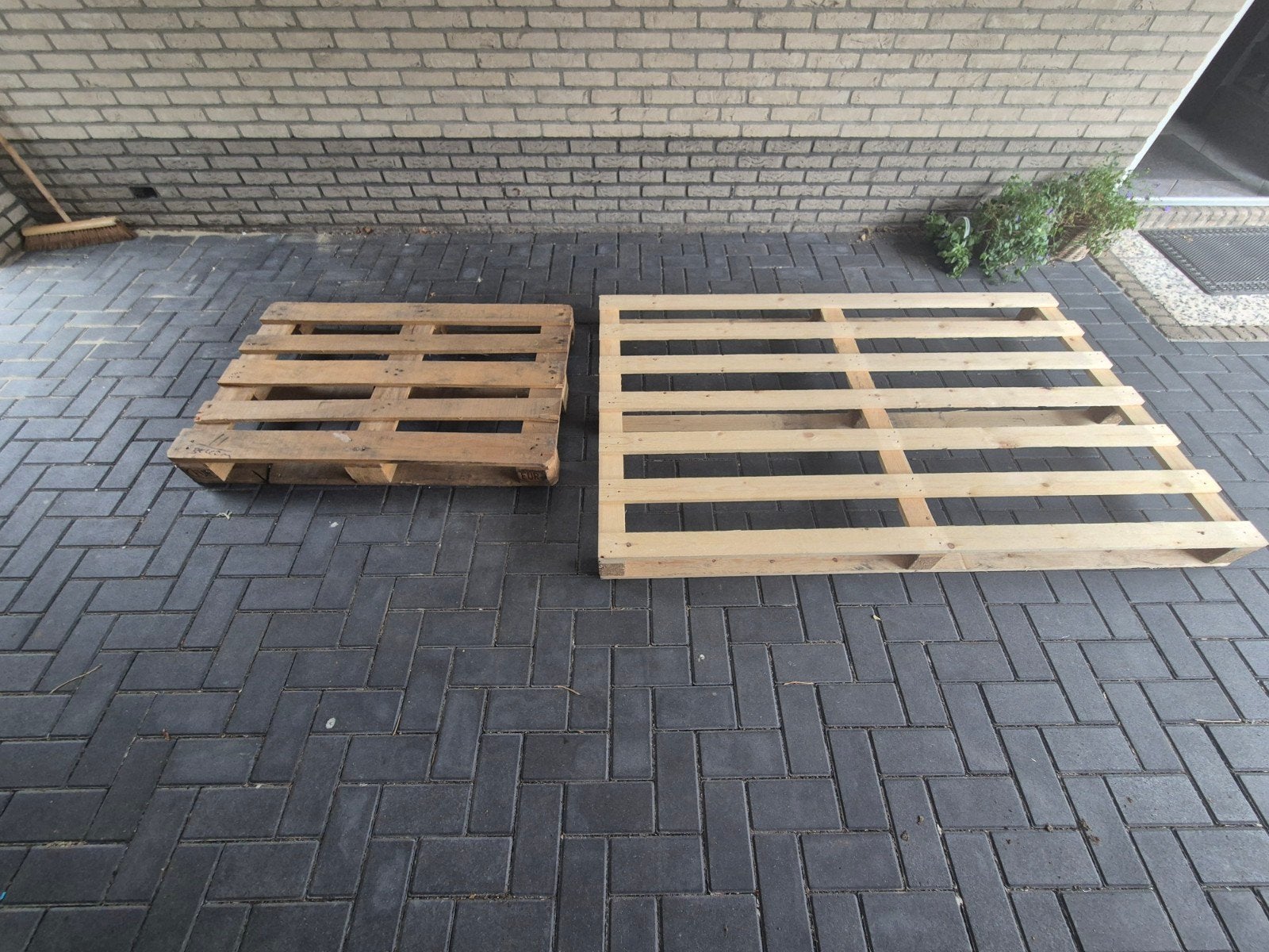 Houten Pallets, Ophalen, Gebruikt, 25 tot 50 mm, 200 tot 250 cm