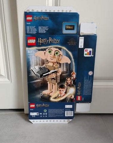 Lege lego doos Harry Potter 76421 Dobby de huis-elf, Ophalen of Verzenden, Zo goed als nieuw, Lego