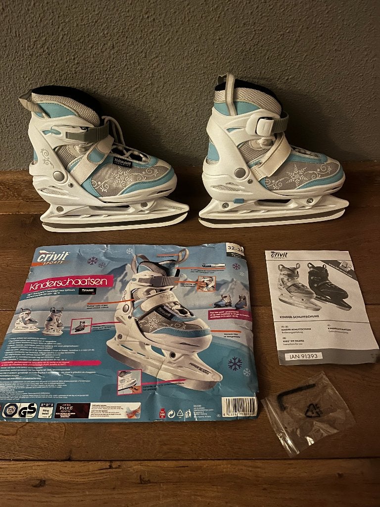 Kinderschaatsen - verstelbaar maat 32-36, Overige merken, Overige typen, Ophalen of Verzenden, Zo goed als nieuw