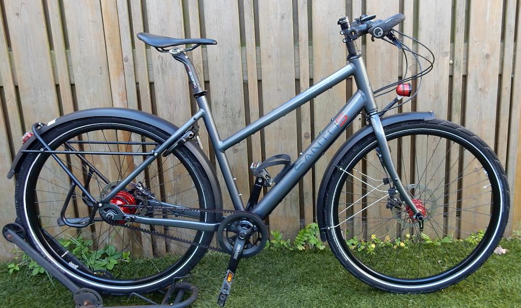 Santos Travelmaster 3+ 53 Cm Rohloff+XT Schijfremmen+Son, Ophalen, 28 inch, 53 tot 56 cm, Zo goed als nieuw