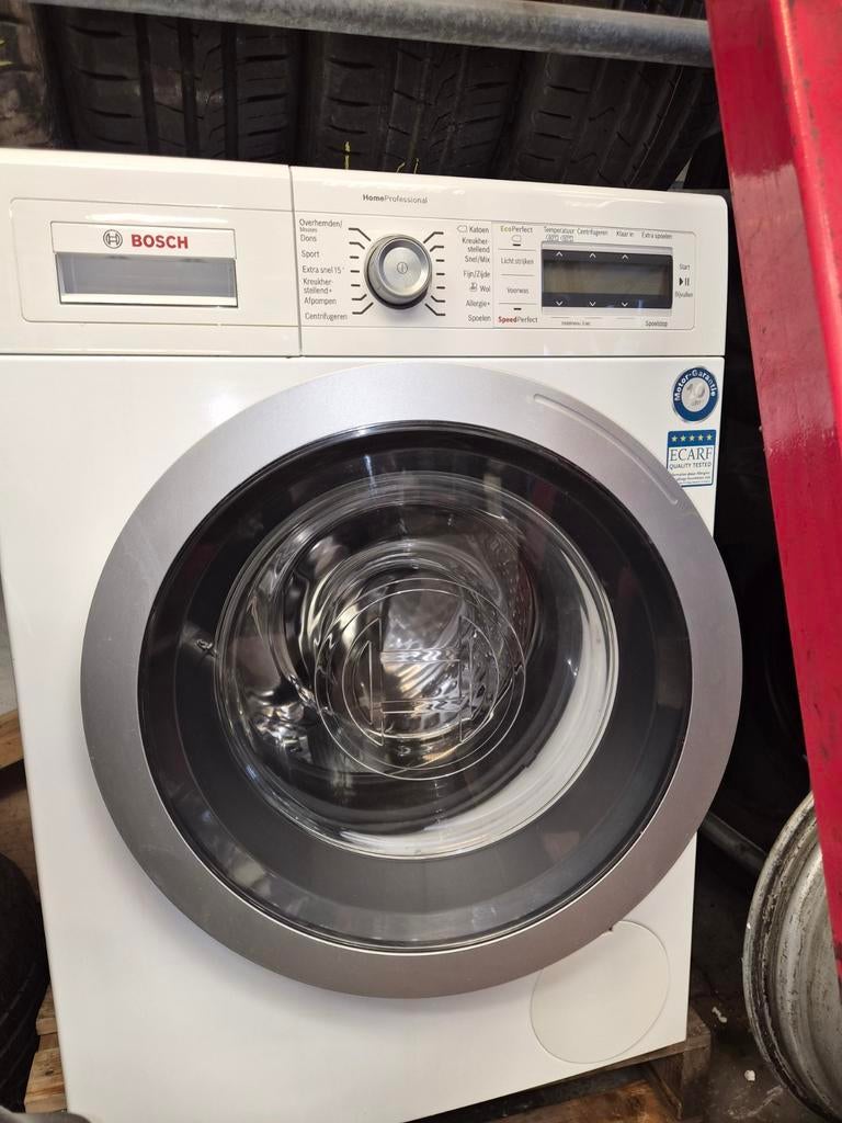 Bosch home professional 9 kg wasmachine, Ophalen, 1200 tot 1600 toeren, 8 tot 10 kg, Zo goed als nieuw